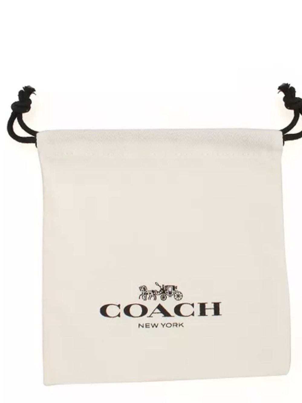 NWT Coach Gold Heart CZ and Faux Pearl Drop Earrings - Gold, Ivory - Picture 4 of 4